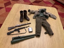 Vintage Action Man Army Uniform with accessories 