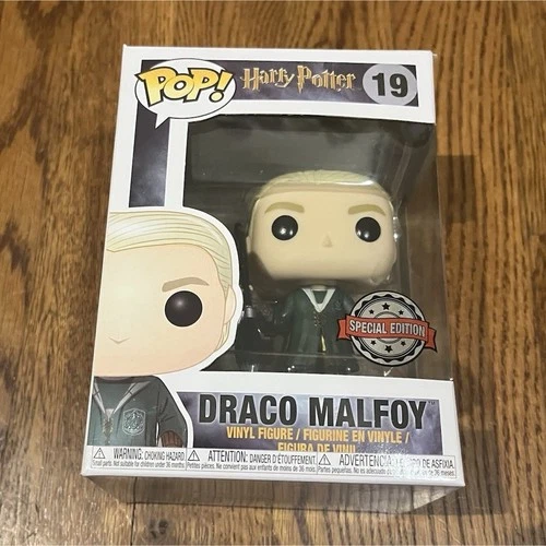 Funko Pop! Vinyl Harry Potter Draco Malfoy #19 Special Edition Figure