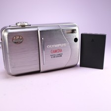 Olympus Digital Camera Camedia C-50 Zoom 5.0MP Silver Tested