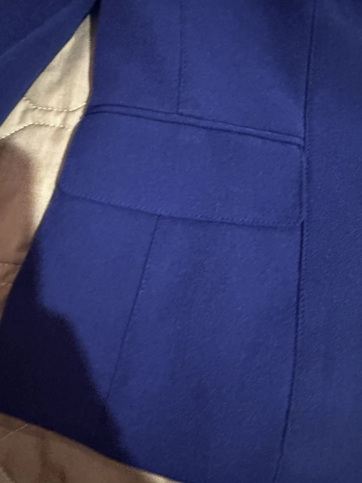 Kasper Blazer Jacket Women’s 6 Blue Blazer Long Sleeves Two Buttons Two Pockets - Image 3 of 4