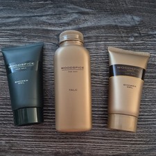 M&S WOODSPICE/WOODSPICE AMBER SHOWER GELS & TALC DISCONTINUED