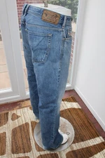 Mens Original Diesel W38 L32 Jeans Blue 38R ZATINY Bootcut Boot Cut 0073P