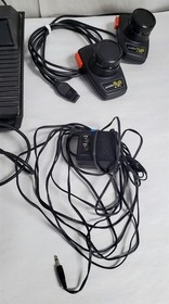D-457 VINTAGE ATARI 2600 VIDEO COMPUTER SYSTEM BUNDLE-CONTROLLERS, POWER CORD+!