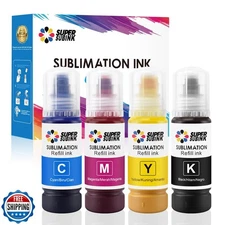 SUPERSUBINK Sublimation Ink for Epson 2800 ET2803 ET2850 ET2720 ET2760 ET4800