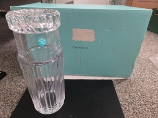 Rare Tiffany & Co. Bedside Decanter And Glass Orianda Grand Voyage 2006