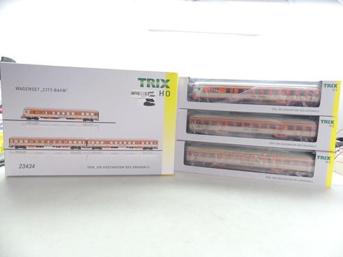 Trix H0 23434 Wagen-Set "S-Bahn", DB, DC, Licht, NEM, NEU in OVP #68182 | Condition: Gebraucht