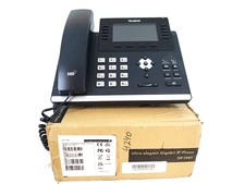 Yealink SIP-T46U Gigabit IP Business Phone 16 VoIP HD Mic PoE Bluetooth 4.3" LCD