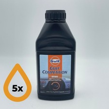 5 x 500ml Gulf Competition RF800 Synthetic Racing Brake Fluid Dot 4 - 5 x 500ml 8.78 per litre