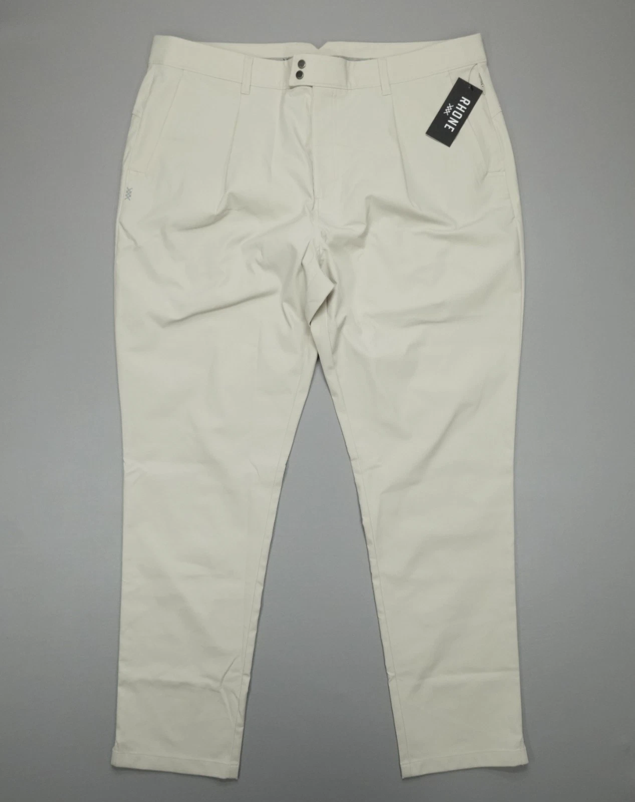 Rhone Golf Tour Trouser Pants Sandstone Size 40x32 Classic Fit Performance