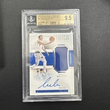 2018 Luka Doncic BGS 9.5 / 10 Auto NT Clutch Factor Jersey Auto /99 Player Worn