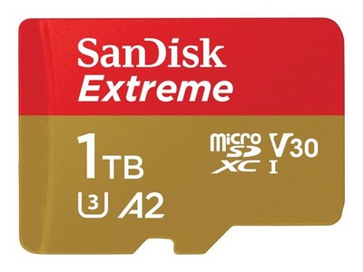 SanDisk Extreme 1,02TB MicroSDXC Class 3 UHS-I 190MB/s SDSQXAV-1T00-GN6MA