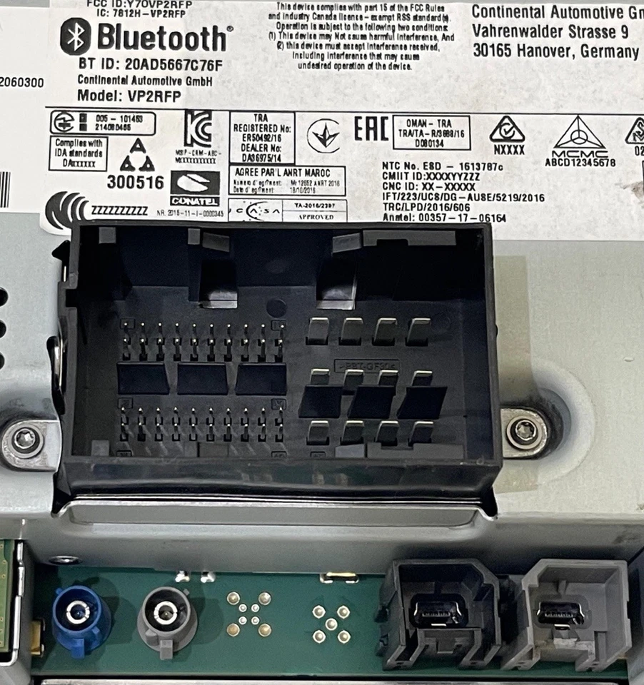 AUTORADIO TOUCH 8.4," RADIO JEEP RENEGADE - CON CODICE DI SBLOCCO E CORNICE - Immagine 3 di 4