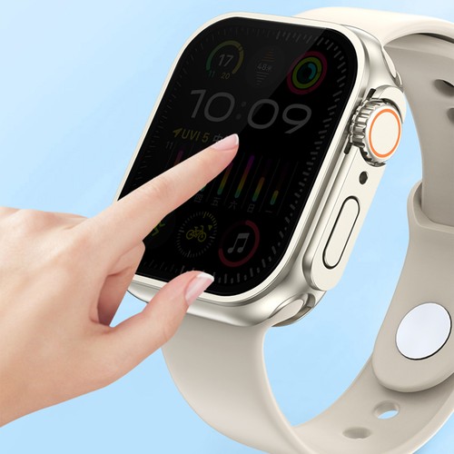 1x/2xFor Apple Watch Series 10 9 8 7 6 5 4 SE PC Case W/Anti-peeping Screen Film - Picture 6 of 27