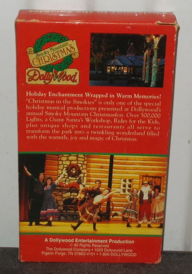 Dollywood Musical Spectacular Christmas In The Smokies VHS Tape Holiday Show - Image 4 of 4
