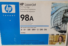 BRAND NEW IN BOX GENUINE HP 98A 92298A Black Toner Cartridge See Description