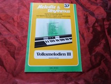 MELODY & RHYTHM 37 Folk Melodies 3 Electronic Organs and Keyboards