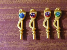 LEGO NINJAGO SNAKE STAFFS X 4 (2 SAME)