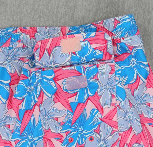 Bañador Vineyard Vines para Hombres 2XL Rosa Azul Floral Board Shorts Cordón - Imagen 4 de 11