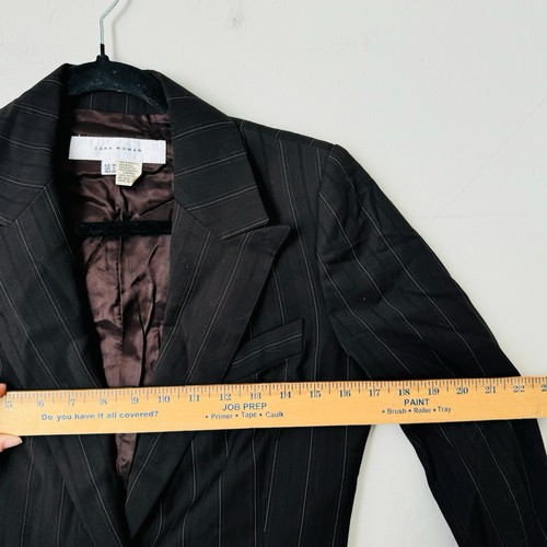 Zara Woman Black Wool Blend Pant Suit Set Women’s Size 4 - Picture 3 of 11