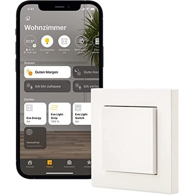 Eve Light Switch   Intelligenter Lichtschalter mit Thread und Bluetooth