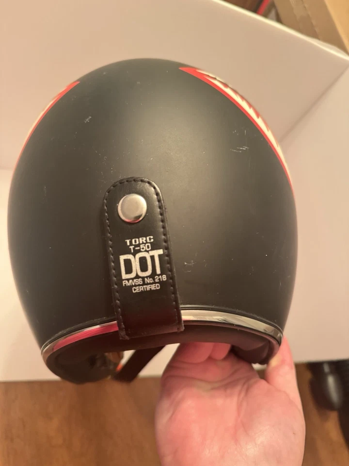 TORC T50 Route 66 3/4 Helmet - Flying Tiger Graphic - Medium - T5015FT:24 - Image 4 of 4