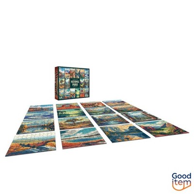 RoseArt National Parks 16-Pack 100 Piece Jigsaw Puzzle Box Set-1600 Total Pieces