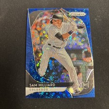 2020 Panini Prizm - Tier III Sam Hilliard #240 Quick Pitch Blue Donut Circle...
