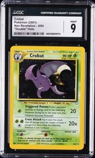 2001 POKEMON NEO REVELATION "DOUBLE" HOLO #4 CROBAT CGC 9 on eBay