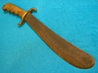 ANTIQUE WW1 US MILITARY M1904 HOSPITAL CORPS JUNGLE BOLO MACHETE SURVIVAL KNIFE