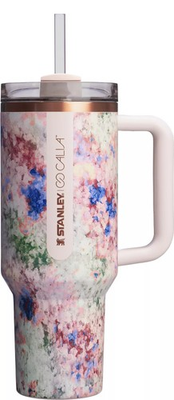 #ad Stanley X CALIA Quencher H2.0 FlowState Tumbler Olive Eden 40 oz 41604425653 $34.99