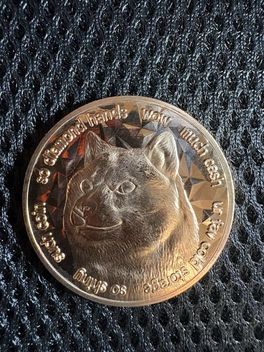 2021 Dogecoin 1oz Copper BU Bullion Round One Ounce Doge Coin - Blockchain