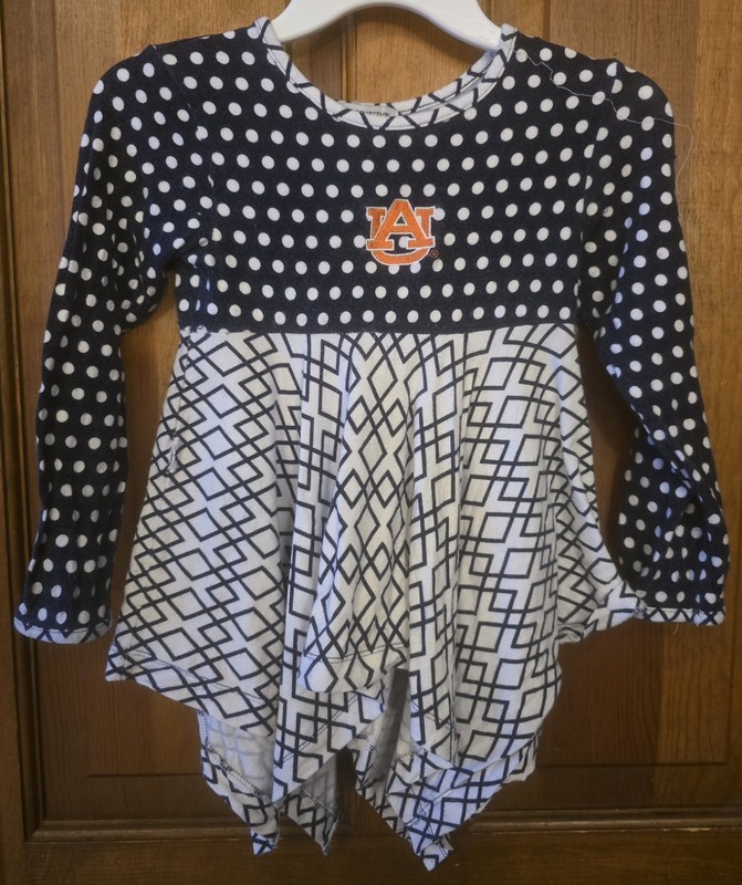 Tara Collection Girl's Auburn University Top-Size 4T