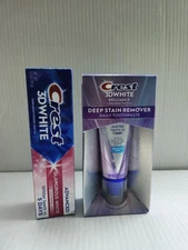 Crest3D White Toothpaste Deep Stain+ Glamorous White 1 Pack Each EXP 01/27 &3/28