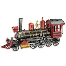 9932137-d Nostalgie Modell-Auto Oldtimer Dampf-Lokomotive 20x12x41cm