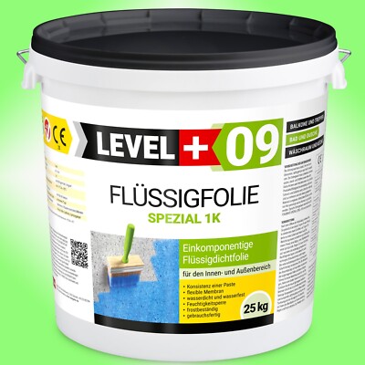 Flüssigfolie 25kg Balkonabdichtung Dichtfolie hochelastisch Für Innen Außen RM09