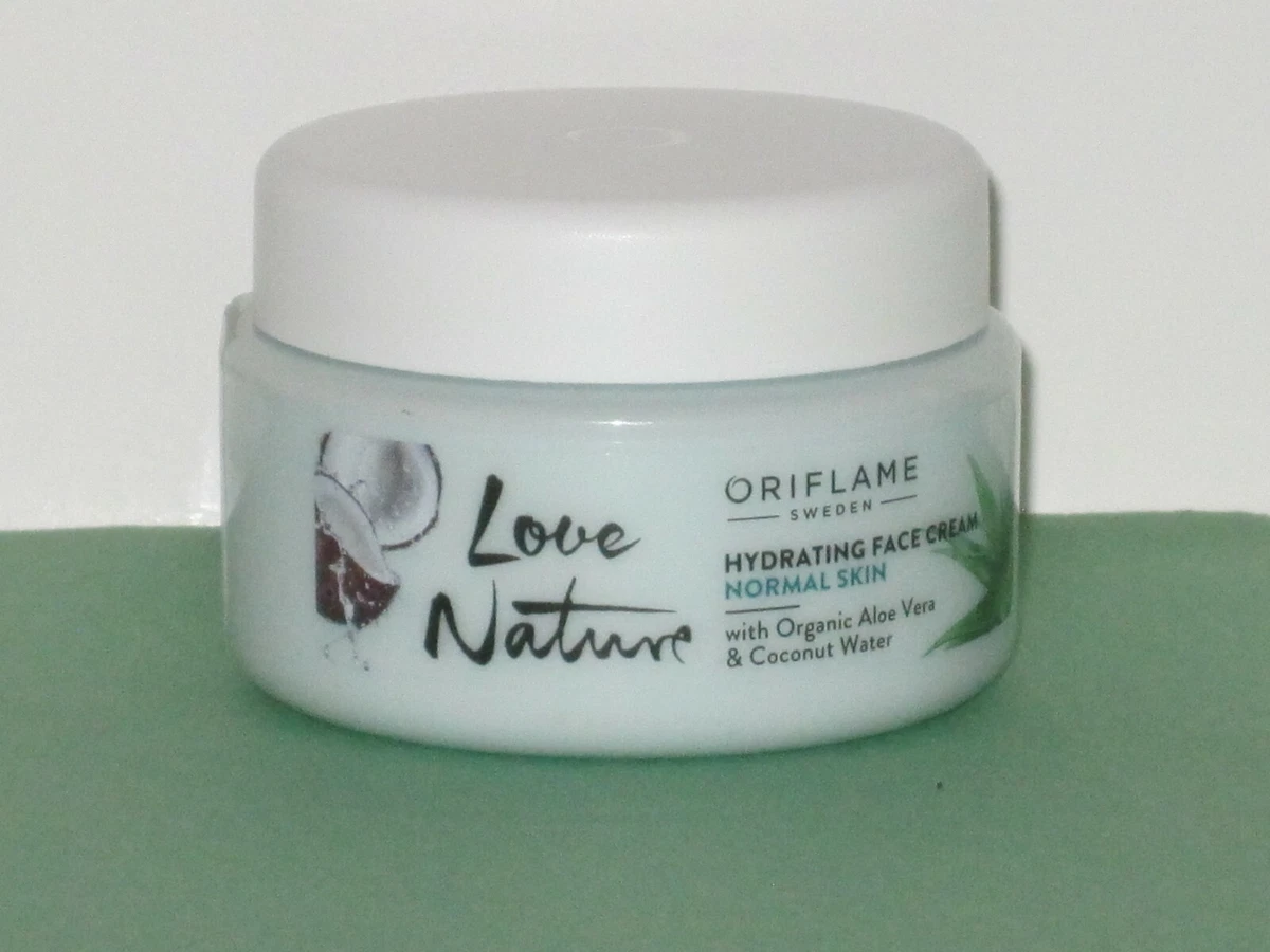 ORIFLAME LOVE NATURE ALOE VERA COCONUT HYDRATING FACE CREAM 50ml