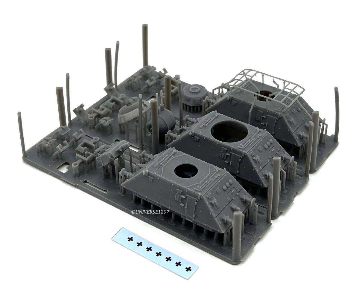 N Scale German Army Armored Train Panzer Draisine 3-Cars Kit w