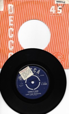 Larry Page Orchestra. 1966.Leanda's theme - Theme from Peyton place. Not to find