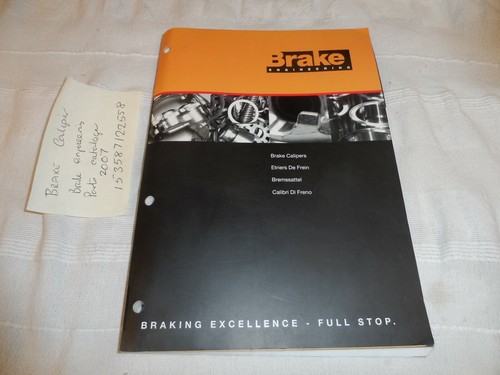 BREMSTECHNIK BREMSSATTEL TEILEKATALOG 2007