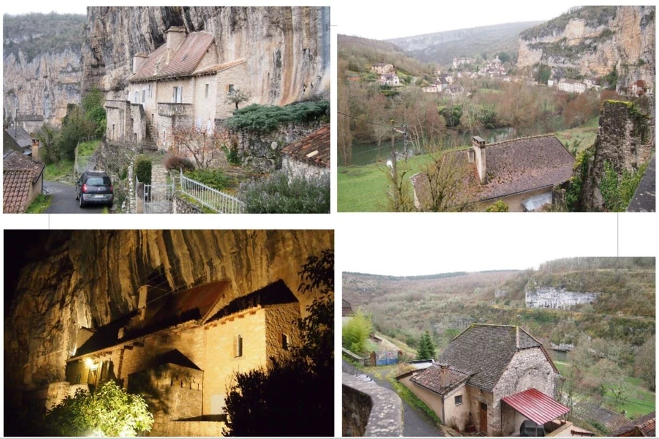 Magnifique maison semi troglodyte Cabrerets Lot Insolite Parc régional du Causse - Photo 2/4