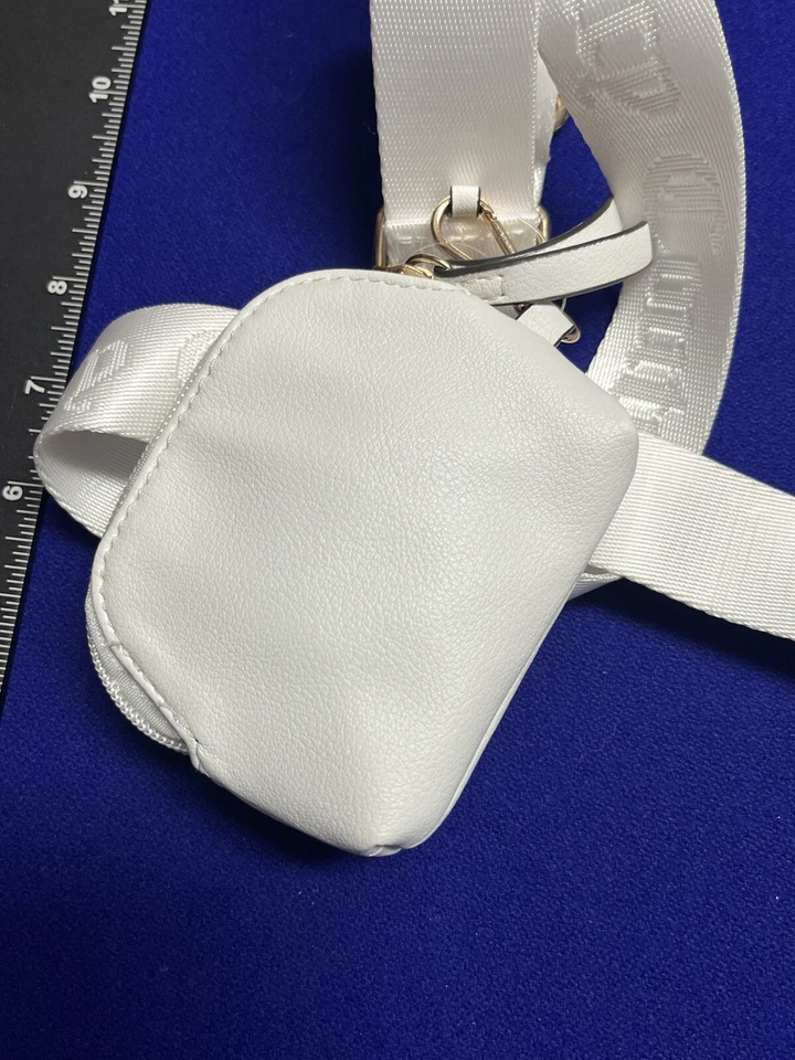 Juicy Couture Semi Charmed Satchel Crossbody Bag White With Removable Pouch New - Изображение 3 из 4