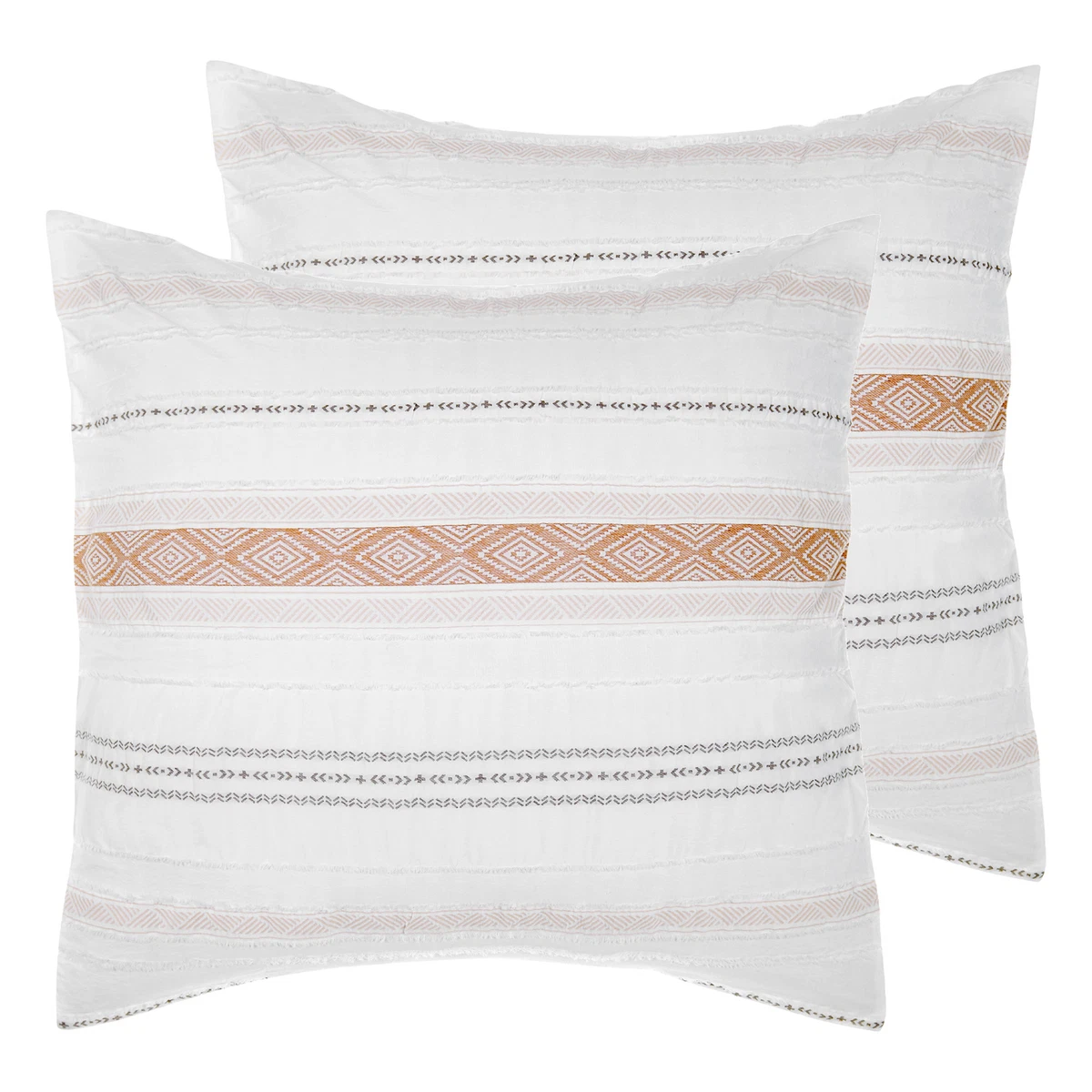 Blush euro hotsell pillow shams