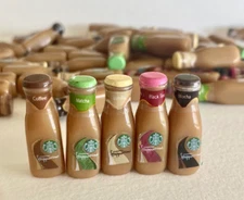 1:12 miniature dollhouse shake tea Starbucks Dunkin Togo cup coffee Togo cups