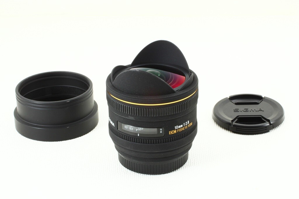 SIGMA 10mm F/2.8 EX DC FISHEYE HSM Sony A Lens EXCELLENT++ SIGMA 10mm F/2.8 EX DC FISHEYE HSM Sony A Lens EXCELLENT++