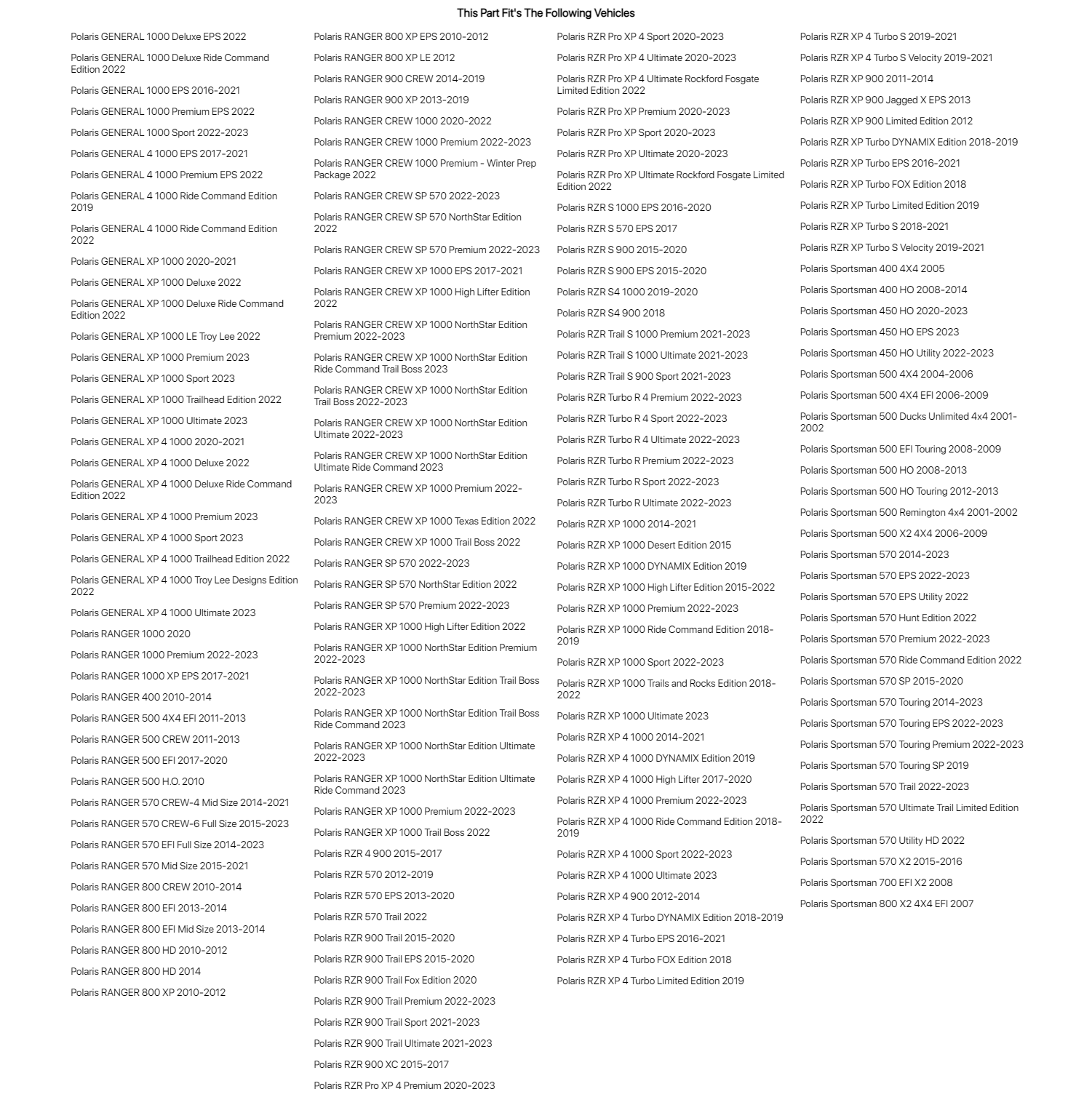 Tusk Drivetrain Oil Change Kit For POLARIS Sportsman 570 Utility HD