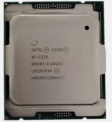Intel Xeon W-2225 SRH03 4.1GHz 4-Cores 8-Threads 8.25MB 105W LGA2066 ...