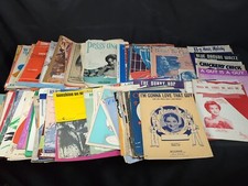 LOT OF 60 Pieces Classical Sheet Music Books Full Songbooks 40s-80s Piano/Organ