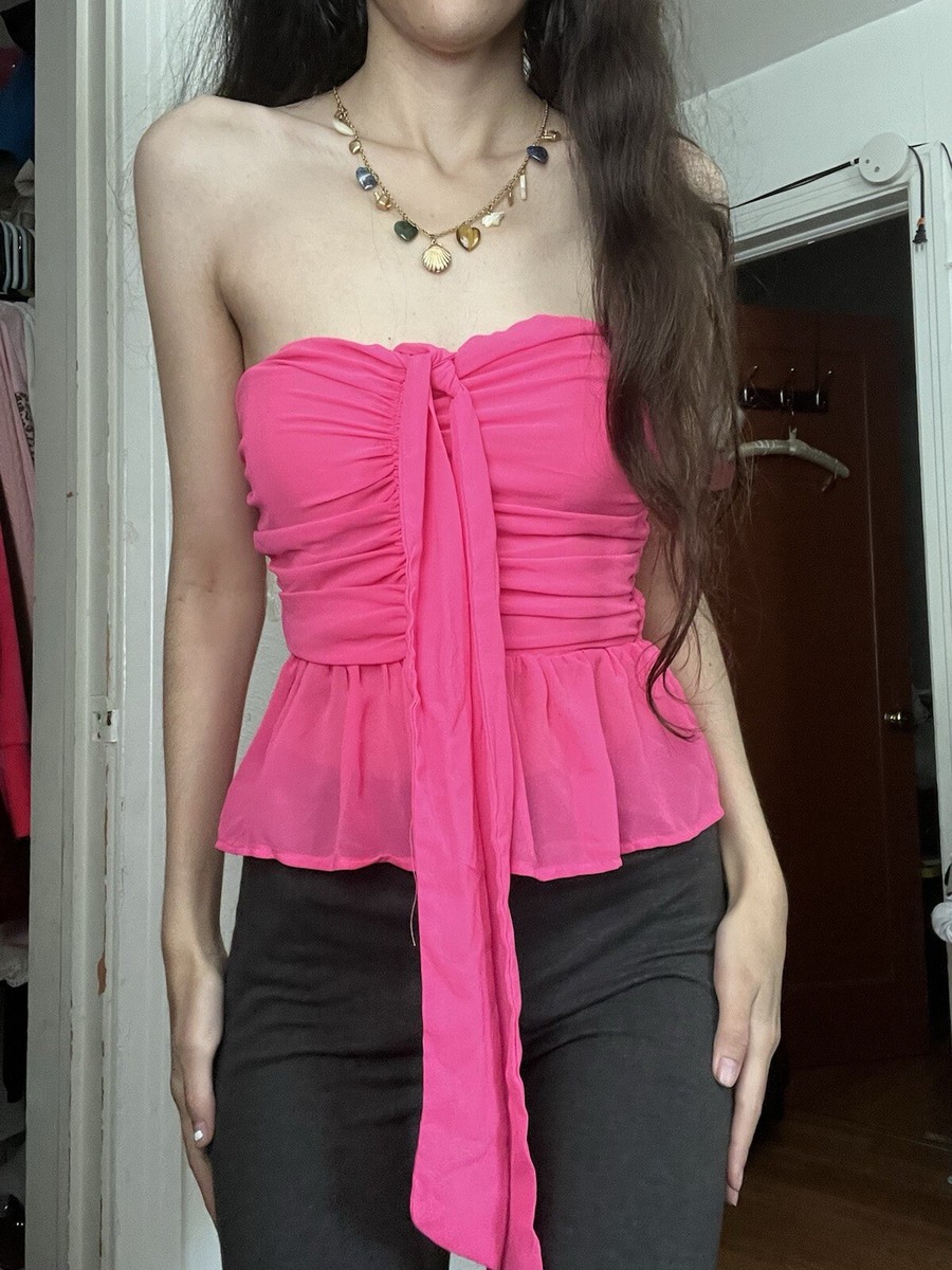 one sleeve hot pink dress Asymmetrical Hot Pink One Sleeve Tassel Homecoming Dress – Modsele main image 0