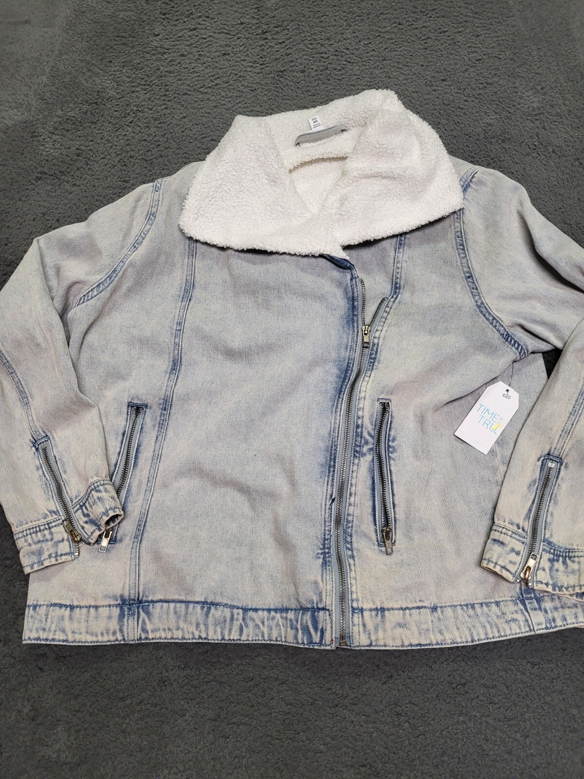 Time And Tru Womens XXL Denim Stretch Jacket Size 20 NWT New With Tags  