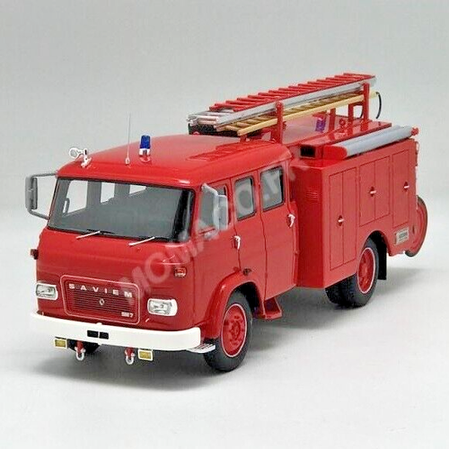 Saviem SM7 Sides FPT Pompiers Miniature ALERTE - Neuf